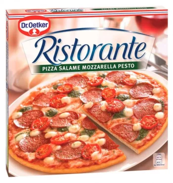 Пицца Dr. Oetker Ristorante Салями Моцарелла Песто, 360 г