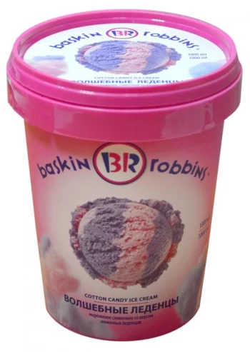 Мороженое сливочное Baskin Robbins Волшебные леденцы, 1 л