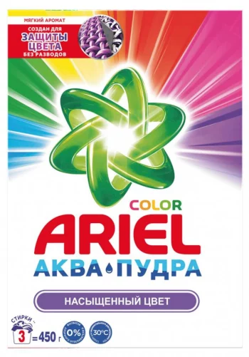 Стиральный порошок Ariel Color 3 автомат, 450 г
