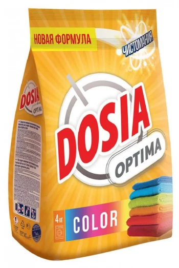 Стиральный порошок Dosia Optima Color для цветного белья, 4 кг